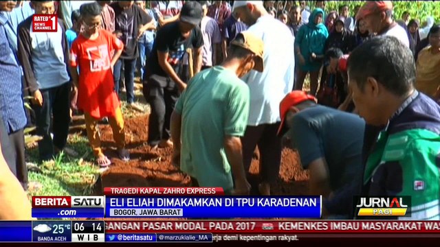 Prosesi Pemakaman Korban Kapal Zahro Express Diwarnai Isak Tangis Keluarga