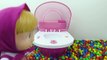 Baby Doll Toilet Training with Masha and the Bear Learn Colors with Big Surpri