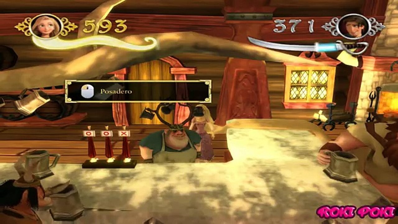 DISNEY TANGLED - ENREDADOS - PRINCESA RAPUNZEL JUEGO DE LA PELICULA DISNEY EN ESPAÑOL