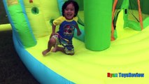GIANT INFLATABLE SLIDE for kids Little Tikes 2 in 1 Wet 'n Dry Bounce Childr