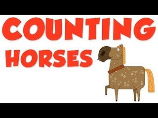 Counting Horses | Learn to count numbers from 1 to 9