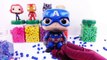 Learn Colors Captain America Civil War Spiderman Play-Doh Dippin Dots Surprise Eggs Episodes
