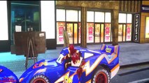Disney Pixar Cars 3! Mack Truck Tow Mater Lightning McQueen and Ironman w Nursery Rhymes Songs