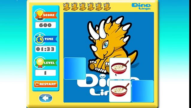 English online games - Memory card game - English language learning games for kids