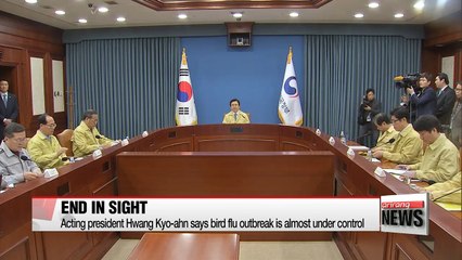 Acting President says bird flu outbreak is almost under control