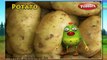 Potato Rhyme | Nursery Rhymes With Lyrics For Kids | Vegetable Rhymes | Rhymes 3D Animation