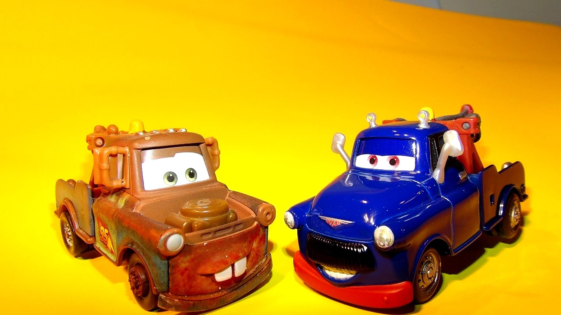 Pixar Cars Collection of Mater Cars