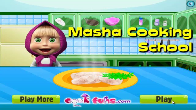 Masha Cooking School - Masha and the Bear Games For Kids