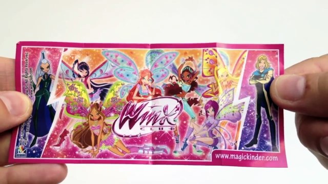 Winx Club Surprise Eggs Unwrapping Kinder Surprise Eggs Huevos Sorpresa Kinder Überraschung
