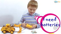 Excavator. Video for kids – unboxing toys trucks. Construction Vehicles. Cars Toys Review Episode 8