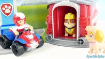 Paw Patrol Marshall Pup House with Skye Magical Surprises Toys and Shopkins LEARN COLORS-g