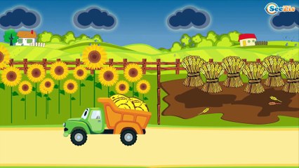 Camiónes y Tractores Para Niños | Caricatura de carros | Dibujo animado | Episodios completos