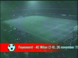 26.11.1969 - 1969-1970 European Champion Clubs' Cup 2nd Round 2nd Leg Feyenoord 2-0 AC Milan