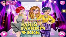 Disney Princesses Fashion Week Paris - Cartoon Princess Games For Girls