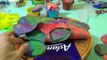 play doh clay cake!!! creations cookie cake for peppa pig español & en toys