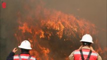 Un spectaculaire incendie ravage les collines de Valparaiso au Chili