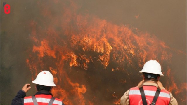 Un spectaculaire incendie ravage les collines de Valparaiso au Chili
