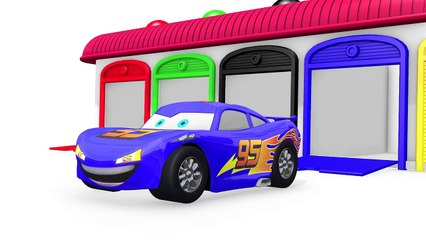 Learn Colors with Disney Cars Lightning McQueen for Children - Leaning Video for Kids