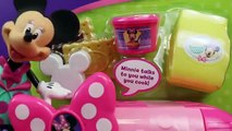 Minnie Mouse Microwave Toy With Mickey Mouse Smores and Play Doh Mess Cooking Episode