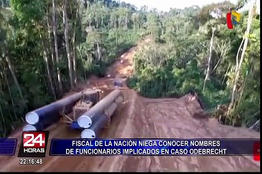 Fiscal de la Nación niega conocer nombres de funcionarios implicados en caso Odebrecht