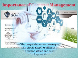 Importance of Contract Management