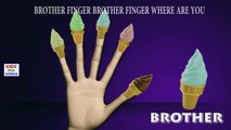 The Finger Family Ice Cream Family Nursery Rhyme | Ice Cream Finger Family Children Songs