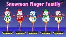 Snowman Cartoons Animation Singing Finger Family Nursery Rhymes for Preschool Childrens Song