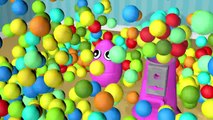 Gumball Machine Ball Pit Show 3D for Kids - Learn Colors with Surprise Eggs Color Balls