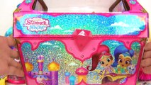 SHIMMER & SHINE Treasure Chest, Plush Doll, Hair Accesory Genie Leah, Princess Samira Toy