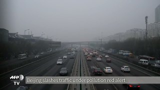 Beijing slashes traffic under pollution red alert[1]