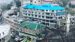 First snowfall in murree [2-1-2017]