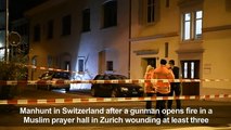 Three hurt in shooting at Muslim prayer hall in Zurich