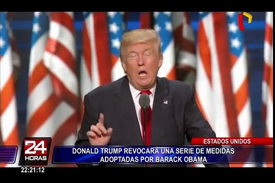 Estados Unidos: Donald Trump revocará decisiones de Obama en su primer día de mandato