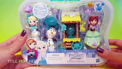 ❤ Disney Frozen Little Kingdom 2016 NEW TOYS HASBRO Ice Skating scene set