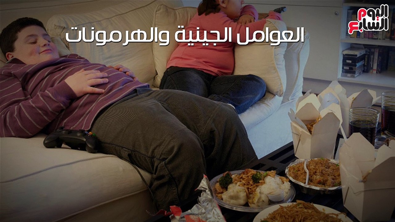 فيديو معلوماتى.. 10 أسباب للإصابة بالسمنة.. تعر...