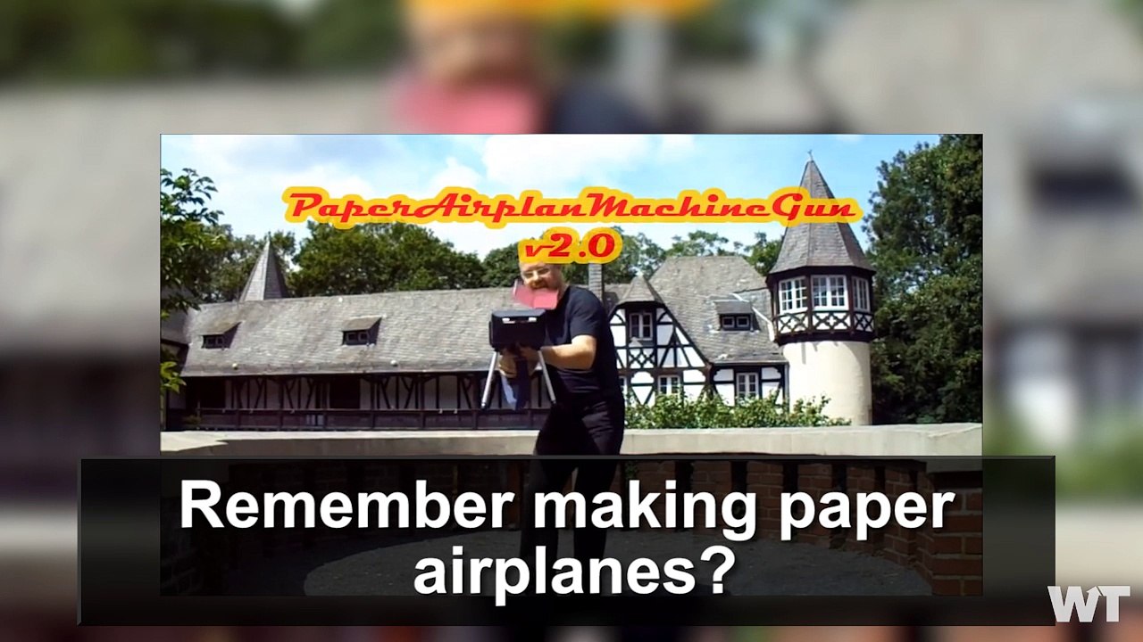 Paper Airplane Gun!