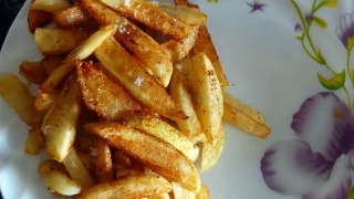 How to cook Easy and tasty French Fries Recipe In Telugu ఫ్రెంచ్ ఫ్రైస్ )(.__ by Attamma TV __.