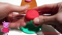 Play Doh How to make Peppa Pig and Muddy Puddles with Playdough!