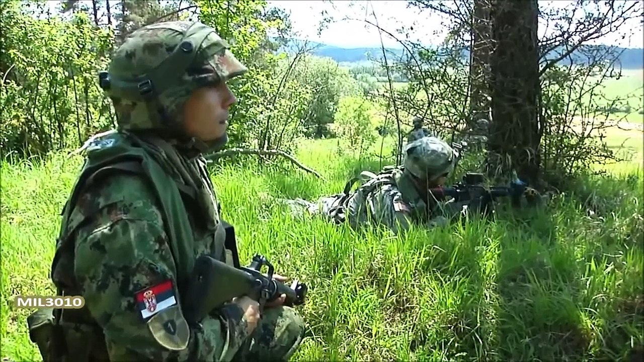 M1A2 Abrams and TR-85M1 The armed forces of Serbia, Romania and the United States in Germany