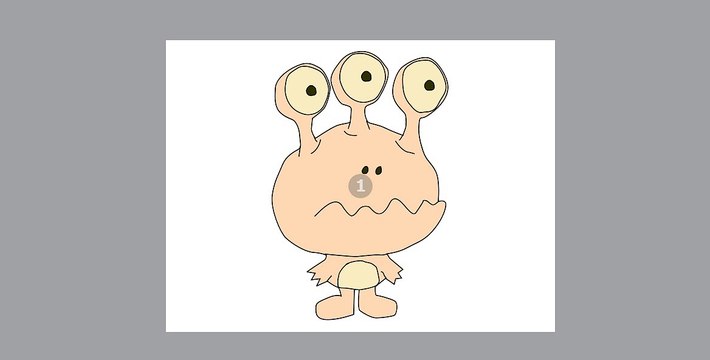 How to draw step by step for kids-Draw a Animals Cartoon Monster#20-by Draw My Hands