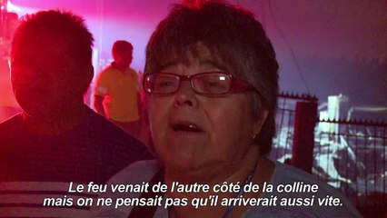 Chili: gigantesque incendie aux abords de Valparaiso