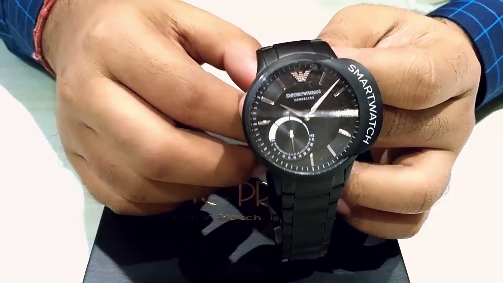 Emporio Armani Connected ART3001 – Formal Look With Smart Functions - video  Dailymotion