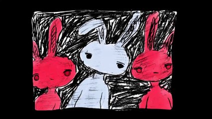 自主制作アニメーション「ノれないウサギ」