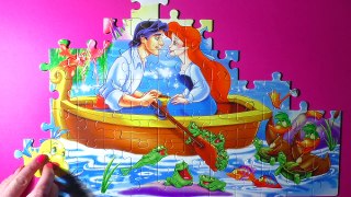 Disney Princess Jigsaw Puzzle Games Clementoni Rompecabezas Play Kids Toys Learning Activities