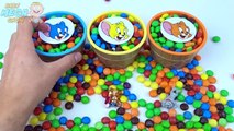 Cups Ice Cream Tom and Jerry Toys Rainbow Learn Colors Candy Skittles M&Ms for Children