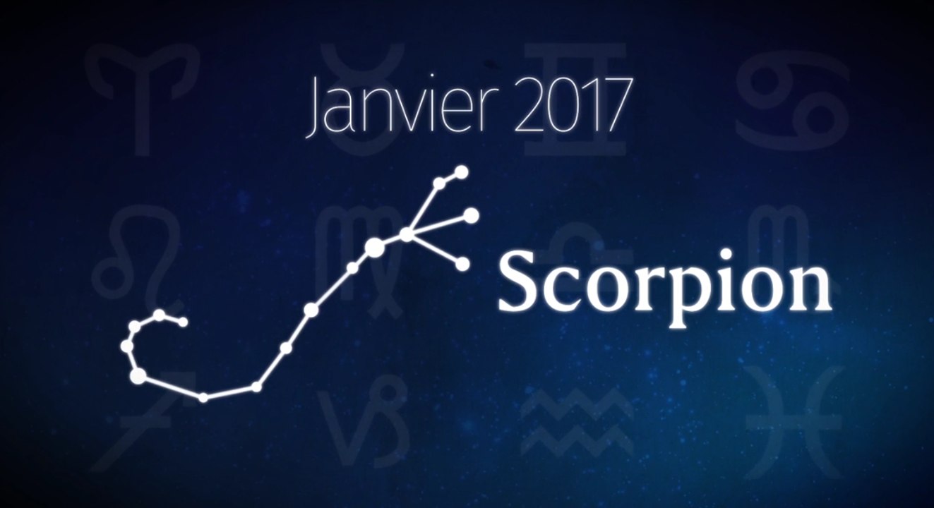 Scorpion : votre horoscope du mois de janvier 2017