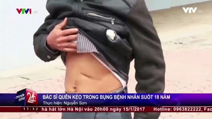 Scissors removed from man's stomach after 18 years