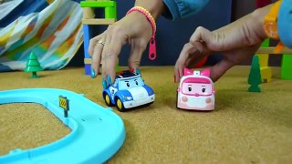 Toy Cars for Kids - LOVE GAMES! - Robocar Poli & Amber! ( Робокар Поли, 로보카 폴리 ) Children's Videos