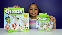 QIXELS!! DIY Craft - Monsters - Aliens - Dragon Toy Characters - Kids Toy Review | Toys AndMe