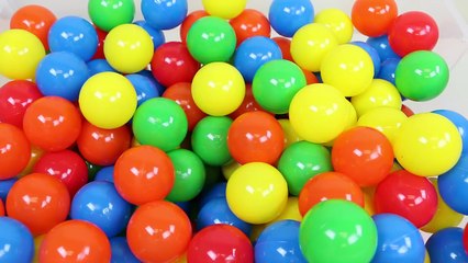 BALL PIT SHOW! Learning Colors with a Ball Pit!
